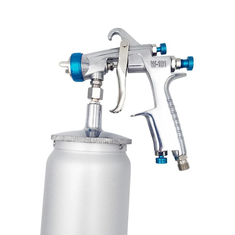 

W-101G/S Polished Pot Paint Gun, Pneumatic High Atomization Topcoat Spray Gun, Special Spray Gun for Automobile Tools