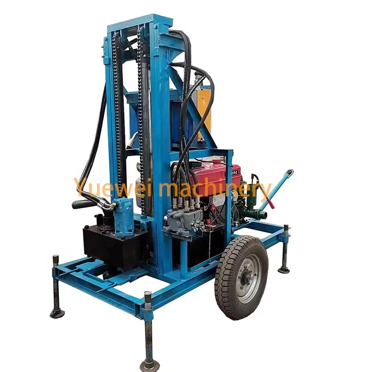 

Popular Small Drilling Rigs Large Diameter Agricultural diesel Hydraulic Water Well Drilling Rigs for Sale
