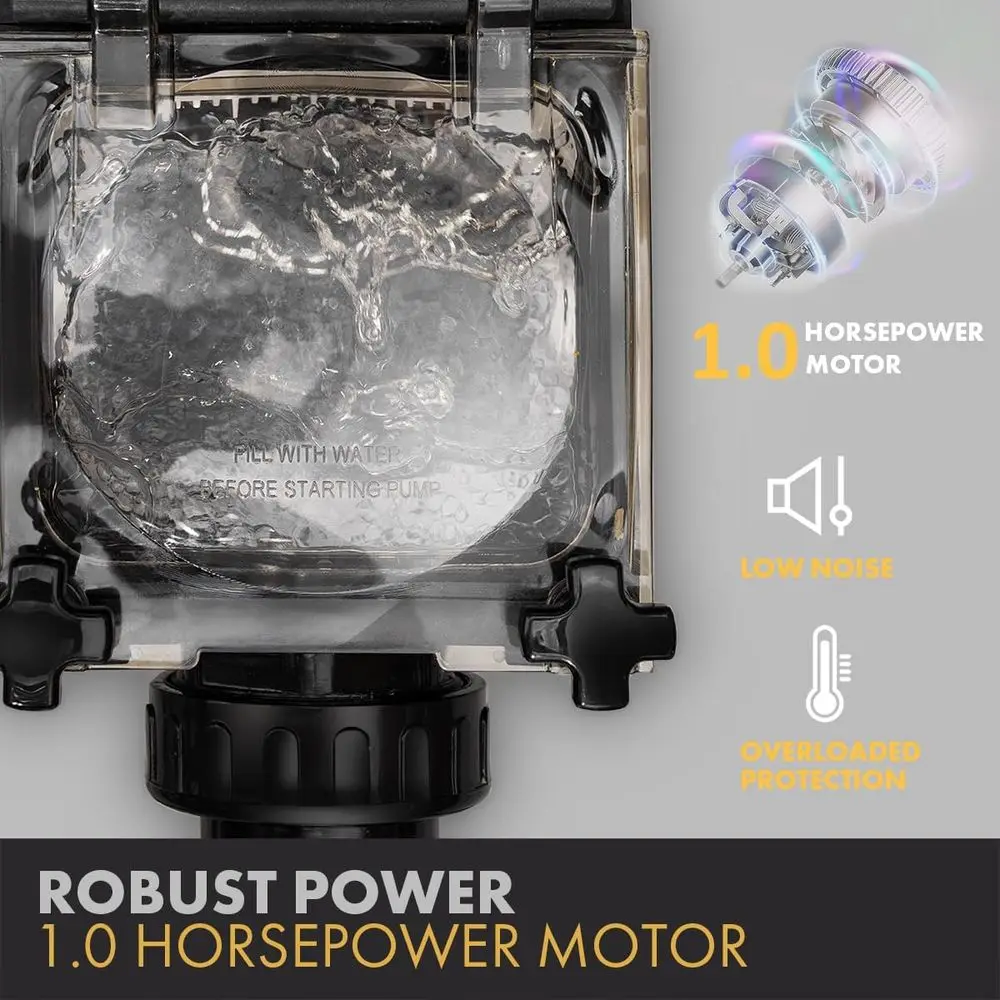 Bomba de piscina de doble velocidad de alto flujo y 2 con 230 V para piscinas elevadas o empotradas