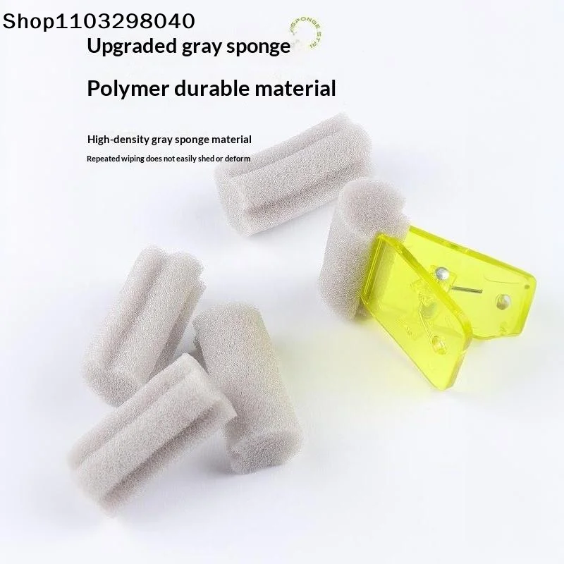 15Pcs/Pack Table Tennis Inorganic Glue Sponge Brush With Clip Durable Non-Shedding Racket Rubber Glue Application Tools