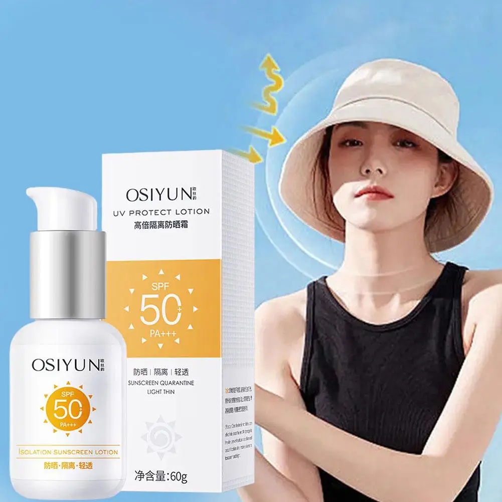 오리지널 Spf50 페이셜 선스크린, 상쾌한 오일 컨트롤, 자외선 차단제, 효과적으로 보호, 격리 광선, Ultrav X1J8