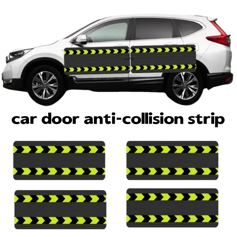 Car Door Anti-scratch Protector Adhesive Free/Magnetic Body Side Edge Guard Decorative Pad Car Anti-collision Protection Sticker