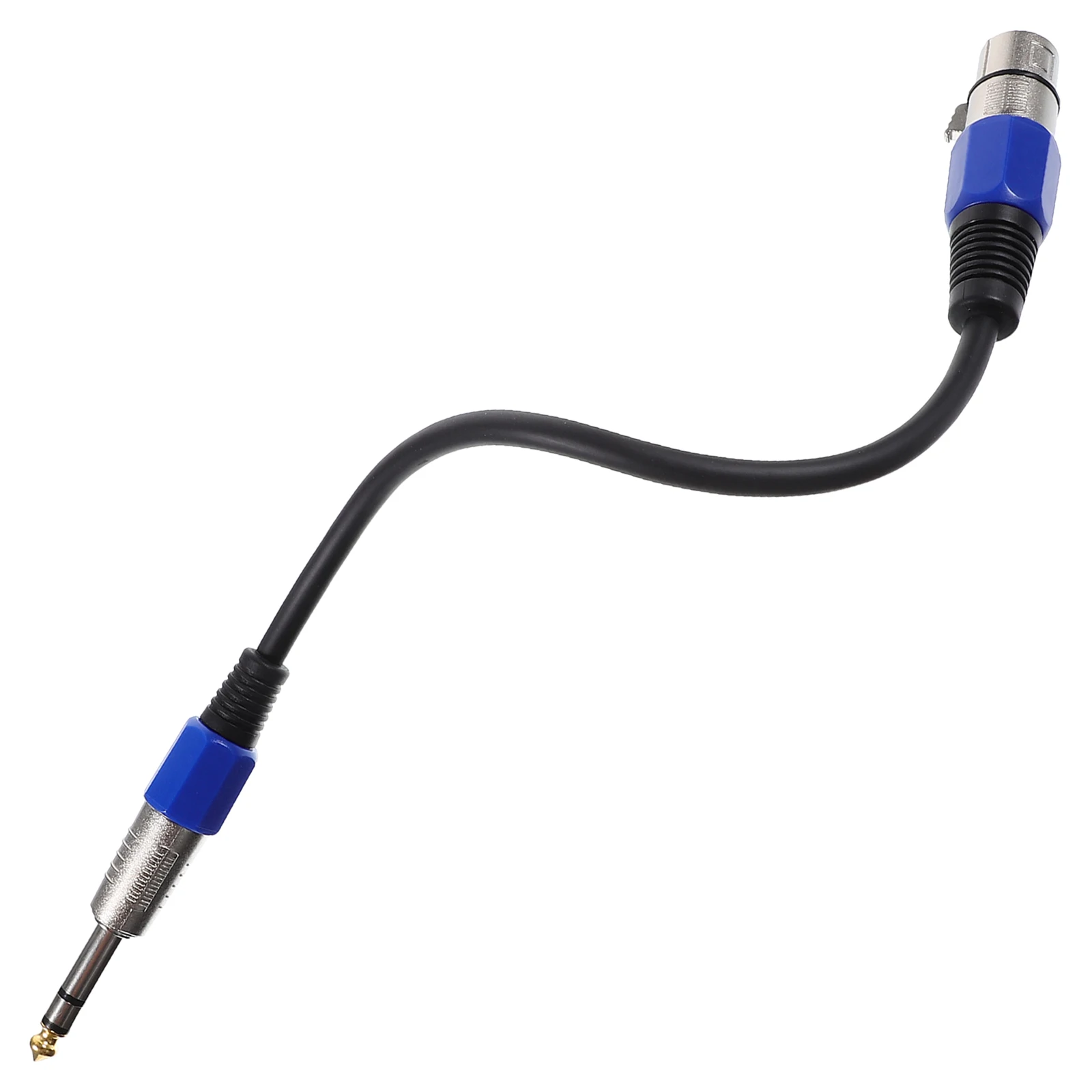 

2pcs Xlr 1/4 Inch Patch Cable Male To Female Audio Converter Adapter Microphone Cable 6.35Mm To Xlr Short Durable Connector For