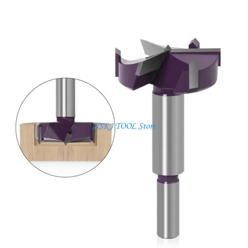 L8RC 35/45 مللي متر المفصلي تهزهز دليل حفر الباب مملة ثقب بت 3-شفرة مثقاب الخشب عرقوب مستديرة