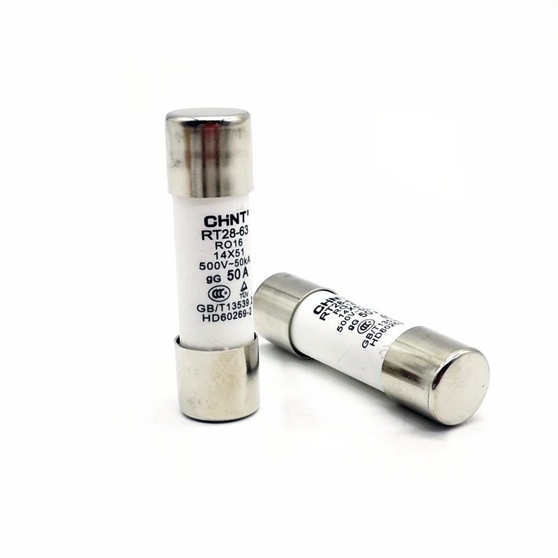 10pcs/lot RT28-63 (RO16) 4A 6A 10A 16A 20A 25A 32A 40A 50A 63A Fuse Link 14X51 Fuse Fusible Core