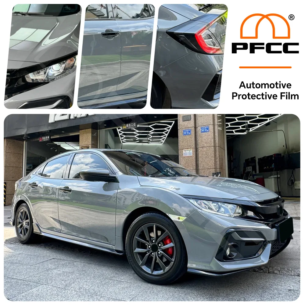 

TPU For Honda Civic Sedan 2019-2021 Paint Protection Film Clear Bra Pre-cut PPF Car Body Anti-scratch Resistant Self-adhesive