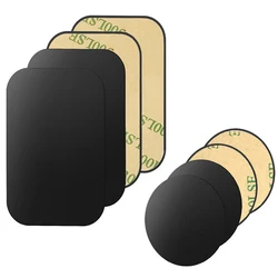 Thin Metal Plate Disk For Magnetic Car Phone Holder Iron Sheet Sticker Disk For Magnet Tablet Desk Phone Car Stand Mount Round
