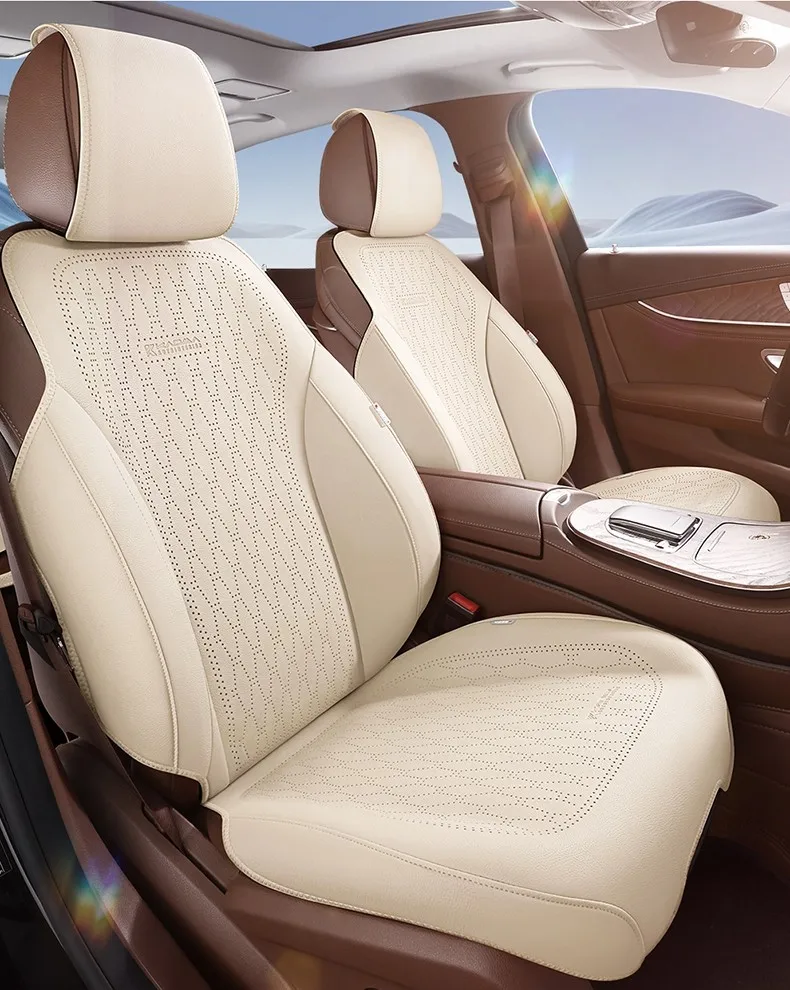 

Высококачественный универсальный чехол для автомобильного сиденья из замши, дышащий, противоскользящий, роскошный, тонкий, для защиты сидений автомобиля