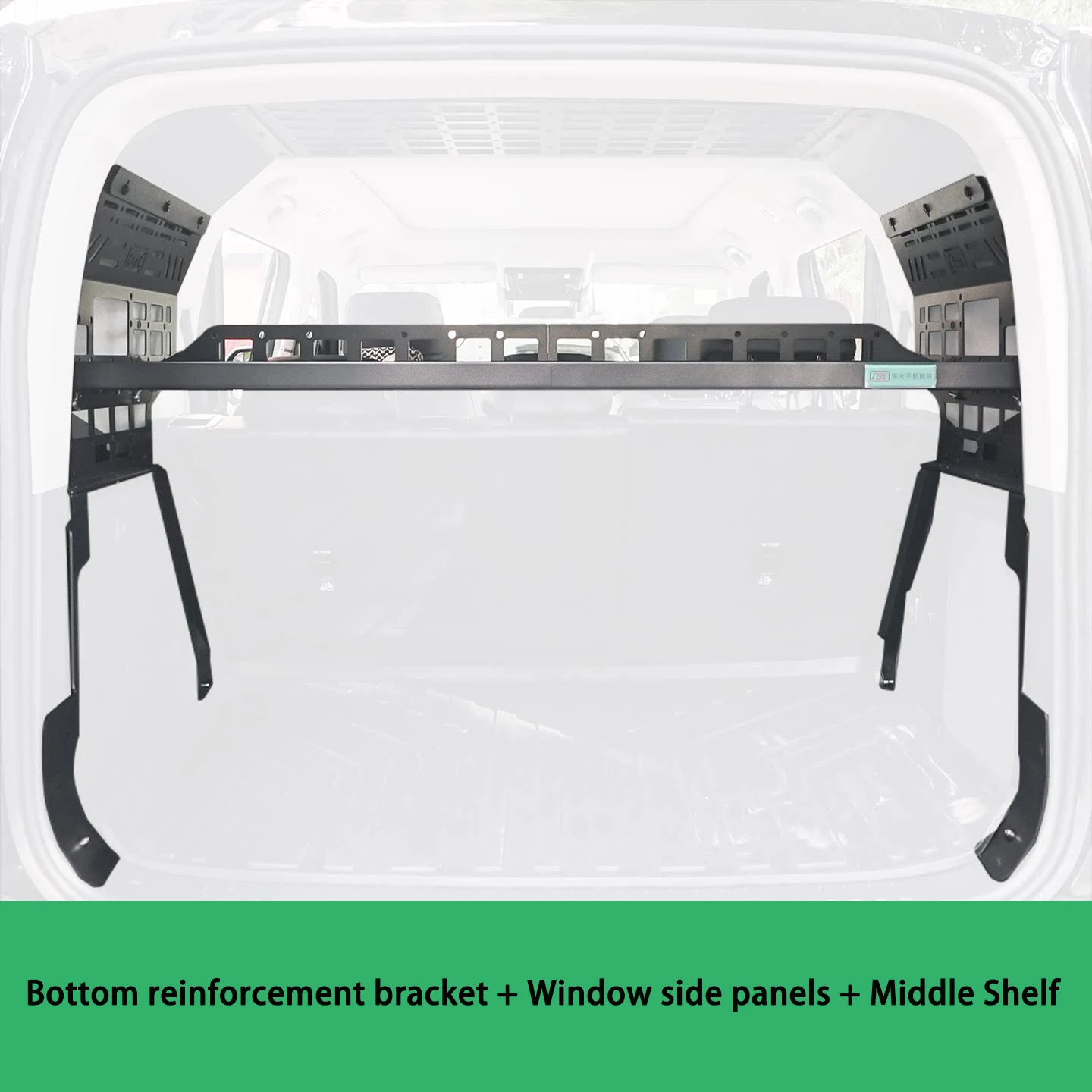 For BYD Fang Cheng Bao Leopard 5 2023-2025 Car Rear Trunk Cargo Shelf Storage Rack Extender Organizer Molle Panel Accessories