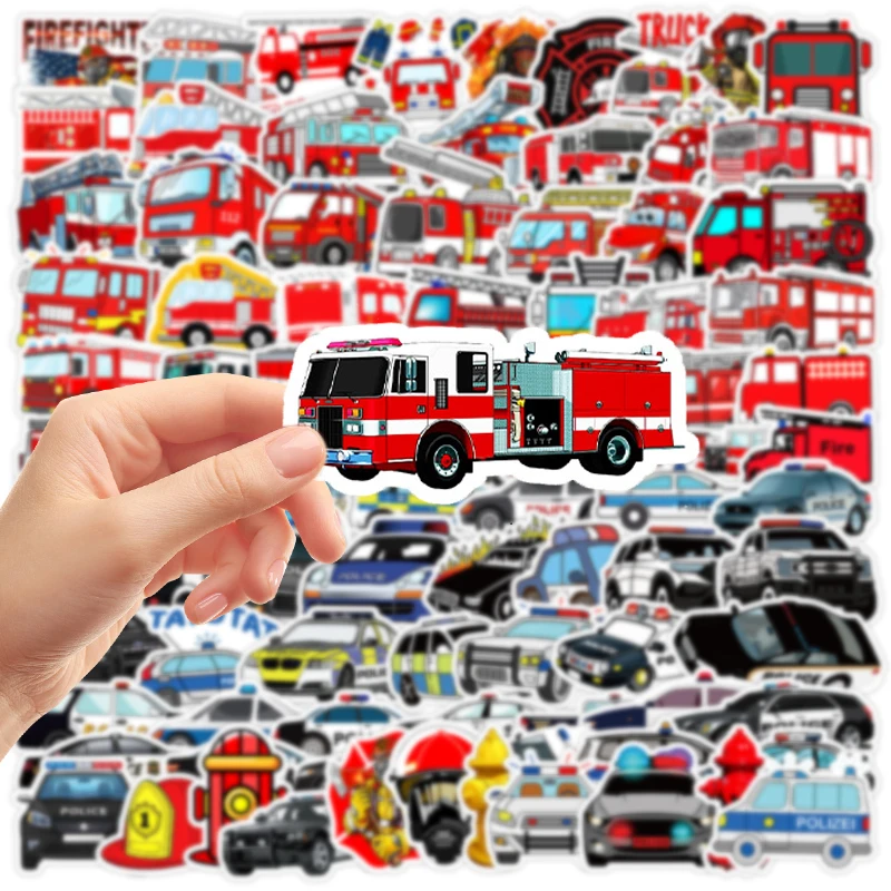 100PCS Cartoon Fire…