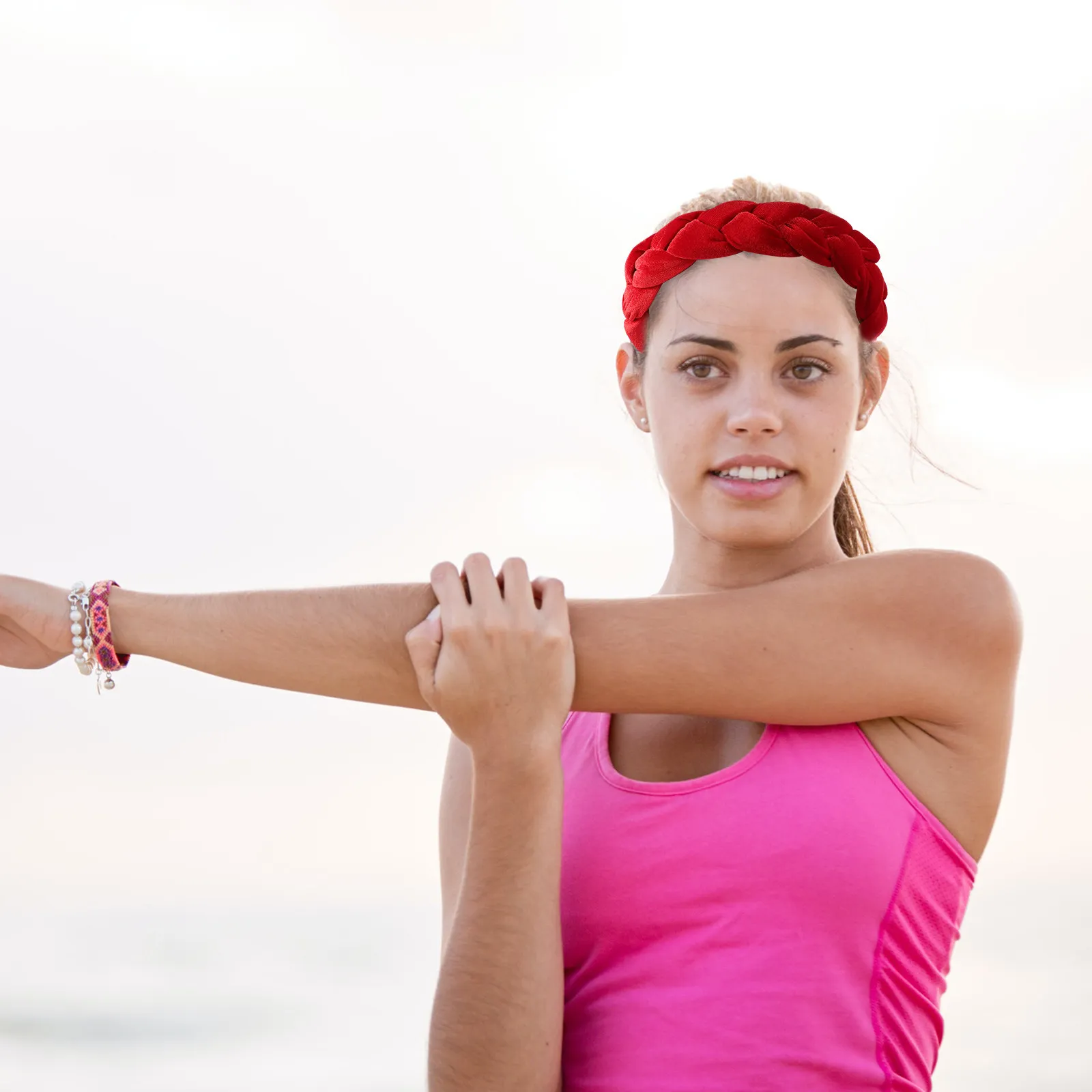 

Плетеная повязка на голову для женщин, широкая, мягкая, удобная, стильная, элегантная, декоративная повязка для коротких, кудрявых, волнистых волос, для вечеринок