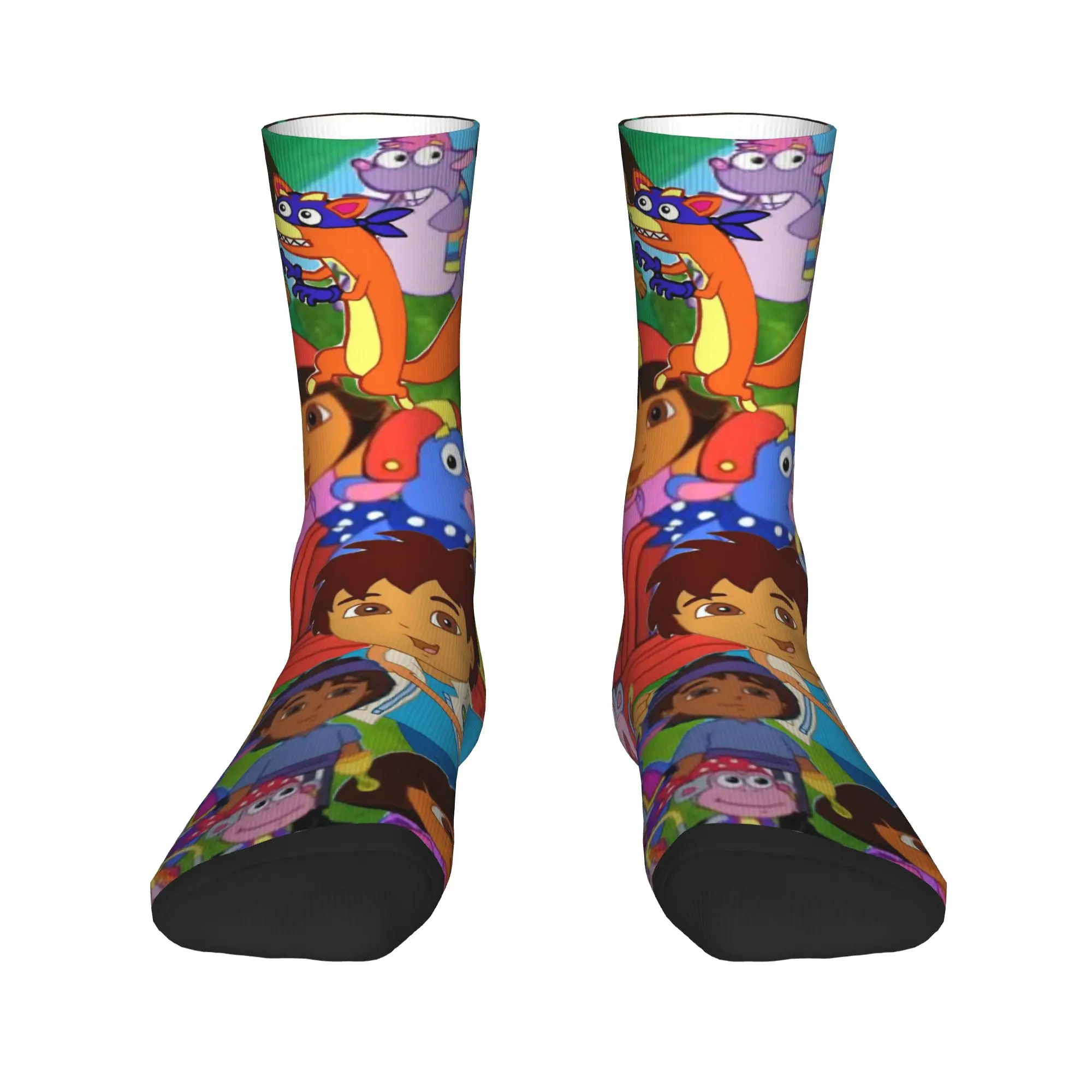 D-Doras ザ エクスプローラー ソックス 秋 ストッキング ファッション メンズ ソフト 通気性ソックス カスタム アウトドア スポーツ 滑り止めソックス