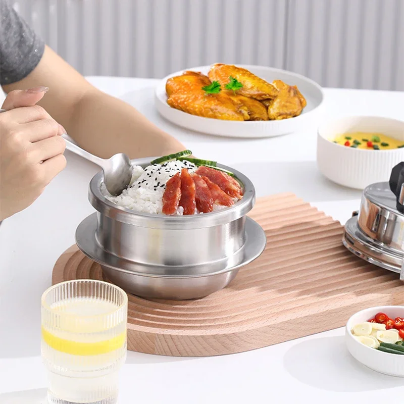 1.2L/1.6L طباخ التعريفي الغاز العالمي صغير الفولاذ المقاوم للصدأ قدر الضغط وعاء حساء الأرز متعددة الوظائف المنزلية الحساء عموم