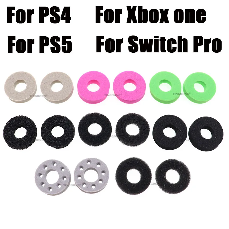Thumbstick Assist Assistant Ring For PS4 PS5 Pro Controller Rubber Sponge Auxiliary Ring Analog Stick Aim Cover