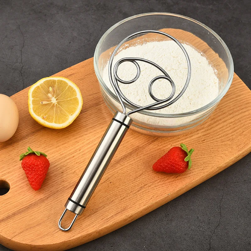 

Useful Things for Kitchen Utensils Double-Ring Dough Hook for Baking Accessories Kitchens Tools Manual Dough Mixer Products