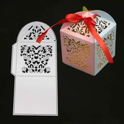 Metal Cutting Dies Box Bag Stencils Scrapbooking Silvery Carbon Steel Embossing Paper Craft Photo Album Decorative Knife Mould