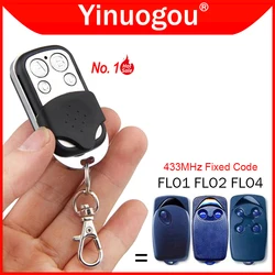 Clone FLO1 FLO2 FLO4 Garage Door Remote Control Duplicator 433.92MHz Fixed Code