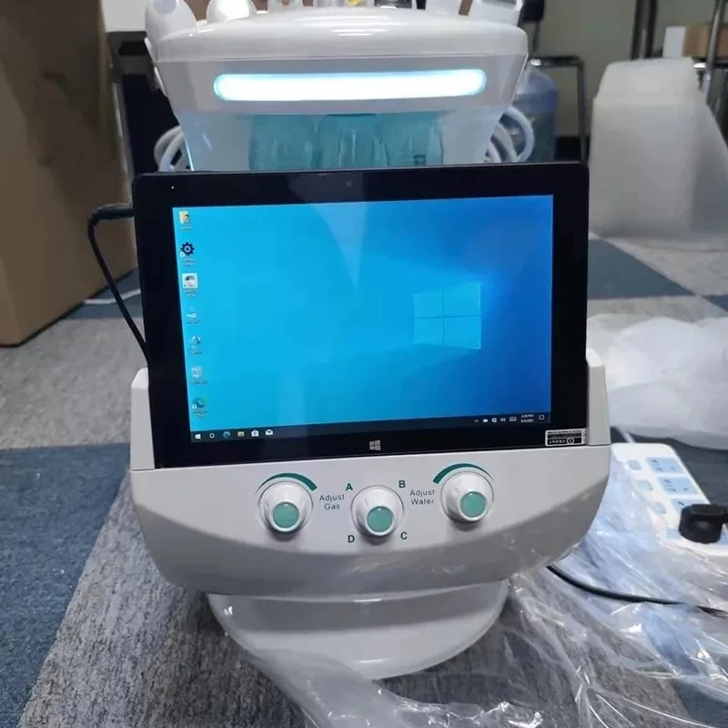 Smart Ice Blue Plus 7 in 1 Oxygen Hydro dermabrasion Bubble Machine Professional Face Hydra Machine RF Lifting ultrason machine