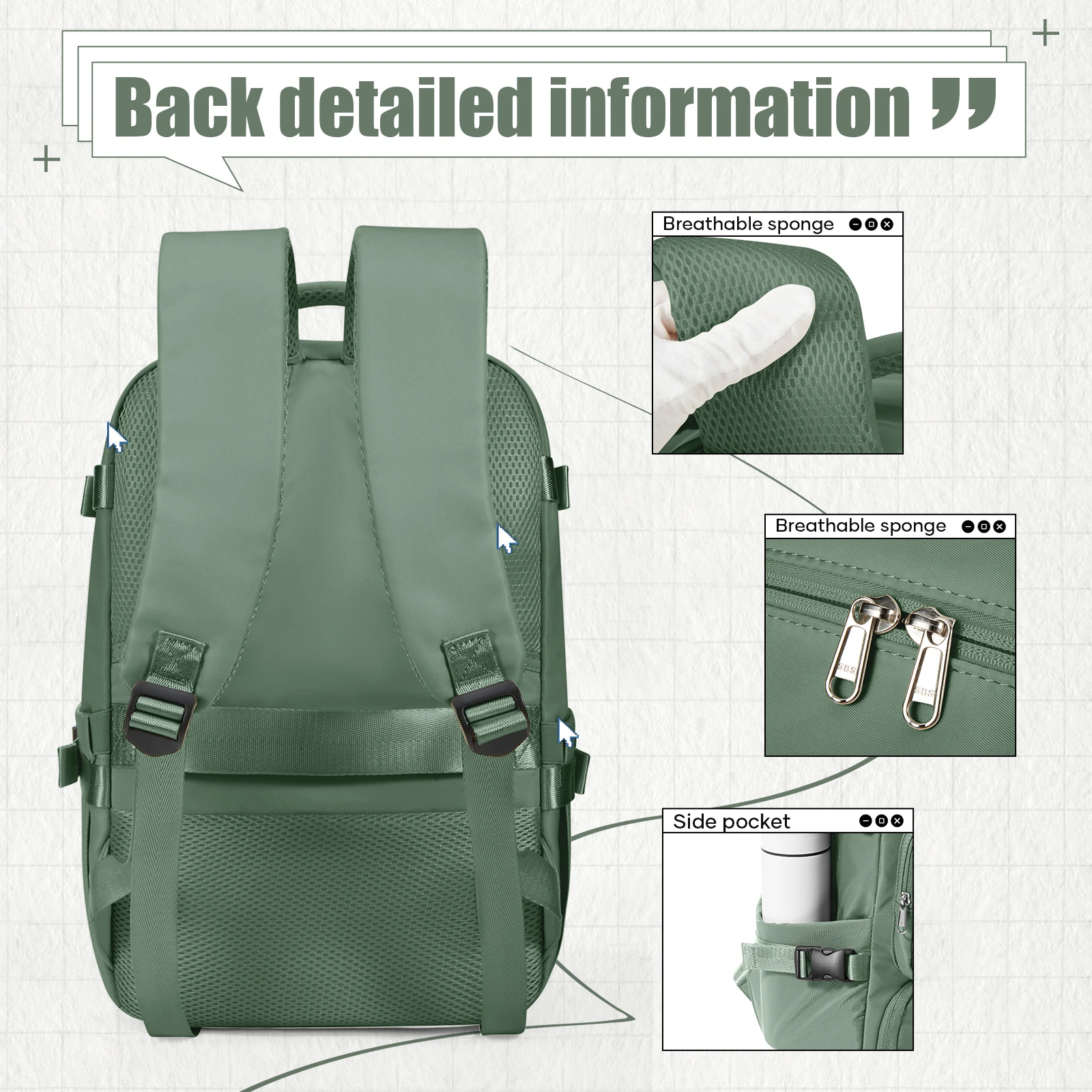 Ryanair حقيبة الظهر 40x20x25 تحمل على الأمتعة حقيبة كمبيوتر محمول مكافحة سرقة الرجال حقيبة نسائية للرياضة الرحلات حقيبة السفر حقيبة المقصورة