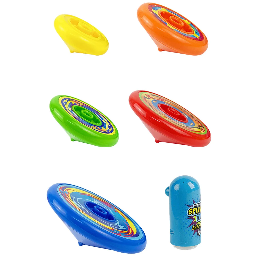 

Stacked Top Funny Gyro Toys Kids Stacking Tops Manual Rotating Spinning Portable Gyros Plastic Interesting Child