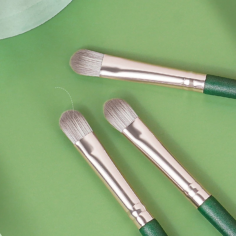3PCS Eye Shadow Detail Brushes Tool Set Cosmetic Highlighter Lying Silkworm Smudge Soft Hair Brush Blush Beauty Makeup