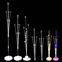 7/11Tubes Balloons Stand Holder Column Confetti Balloons Happy Birthday Air Ballon Kids Baby Shower Wedding Party Decorations