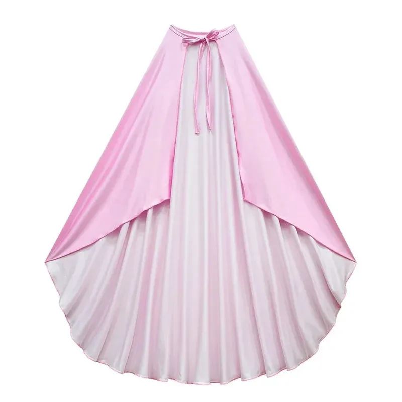 Anime Peach Princess Cosplay Costume Kids Game Pink Fluffy Sleeved Dress Girls Princess Role Play Skirt Halloween Carnival Party