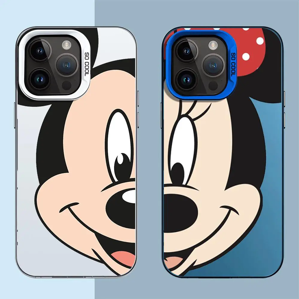 Anime Mickey Mouse Minnie Handy hülle für Apple iPhone 11 13 14 Pro Max 15 Pro Max XR 12 Pro Max x