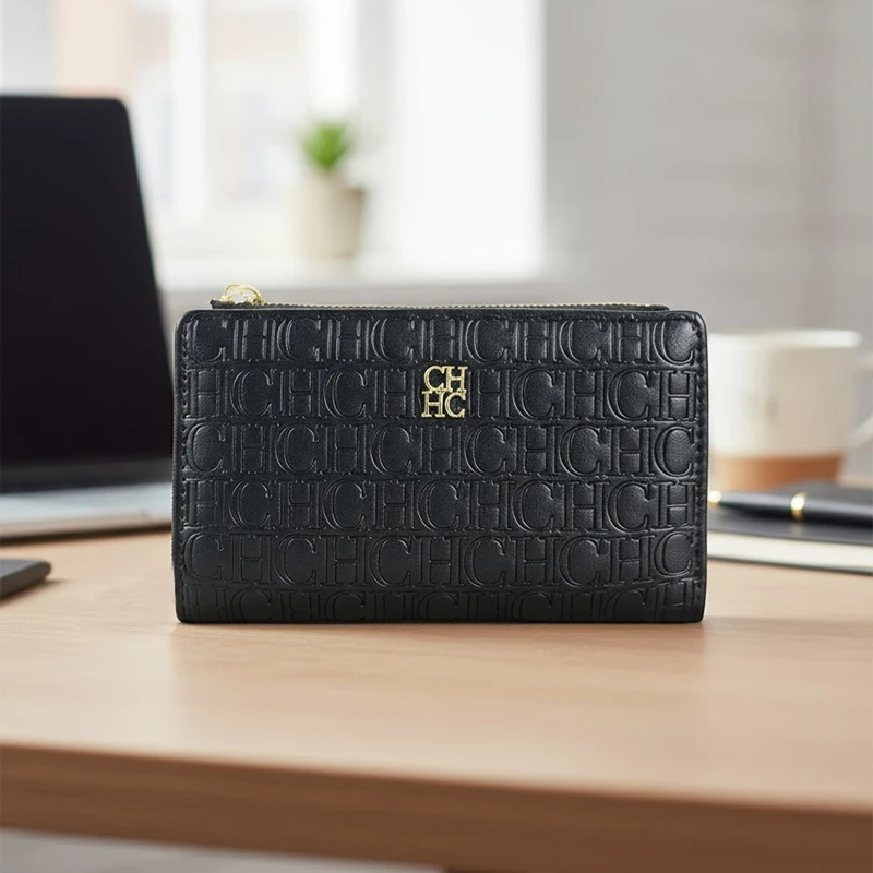 

Ch Niche Design Fashionable Coin Luxury Bag Wallet Egg Painting Women's Wallet Simple Square Women's Small Card Holder Bag