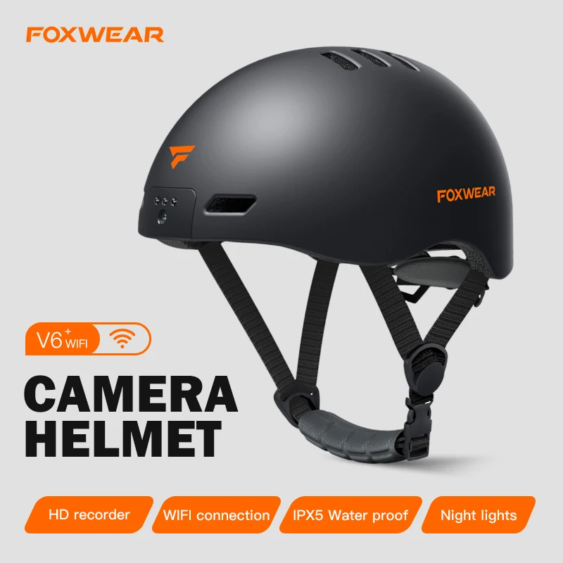 FOXWARE Outdoor Sports Head Wearable Helmet WIFI HD Camera Mini Action Camcorder Profissional Biking Climbing Sport Cam P2P