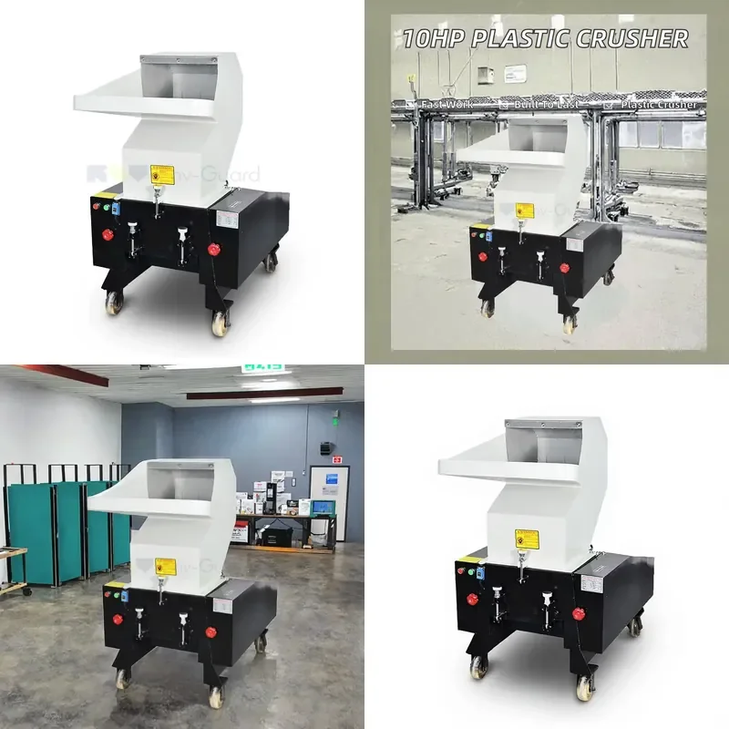 

High Productivity Single Shaft Plastic Shredder with Scrap PVC Recovery Gear Motor 380V 2-Year Warranty