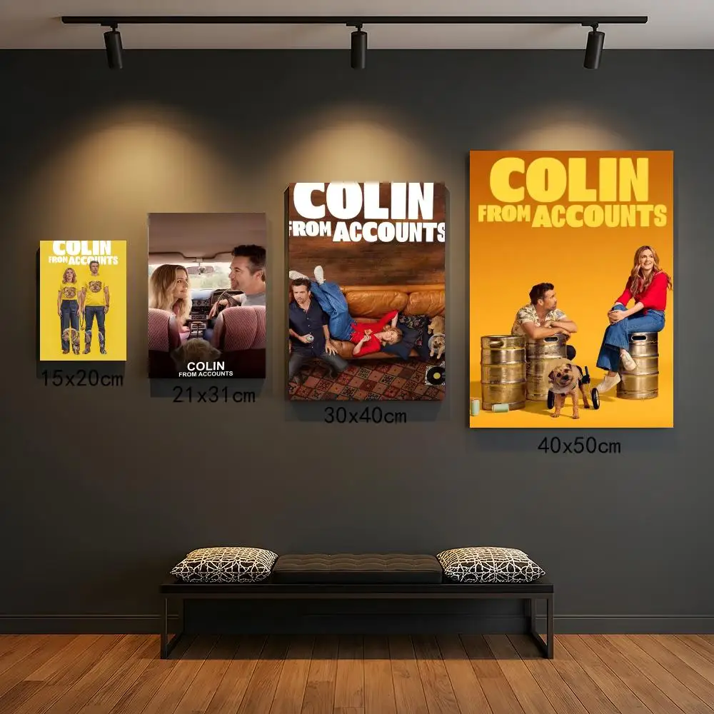 tv series C-Colin From Accounts-S Poster Peel and Stick Wall Art for Cafe Office Bar and Home Decoration