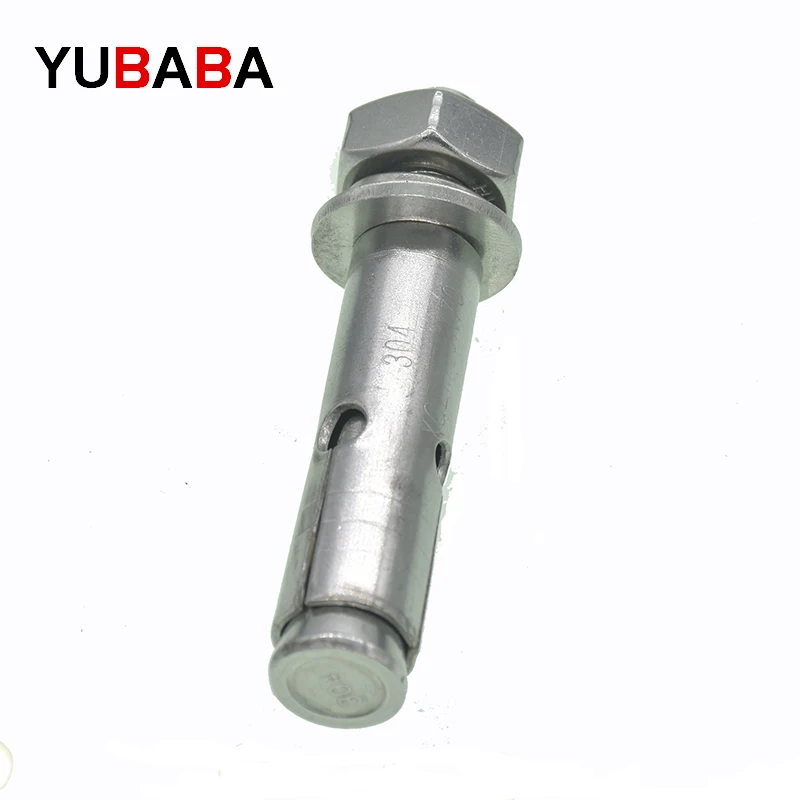 1pcs/lot 304 Stainless Steel Sleeve Enhanced Type Expansion Anchor Bolts M6 M8 M10 M14 M16 M20