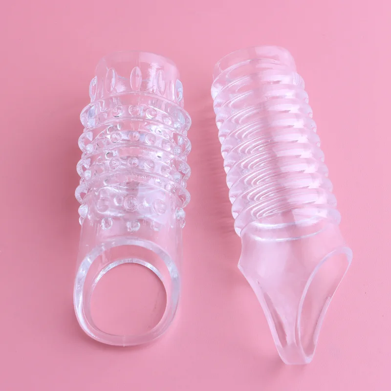 Penis Rings For Men Delay Ejaculation Stronger Erection Cock Sex toys Adult Supplies Couples Thread Extension Sleeve