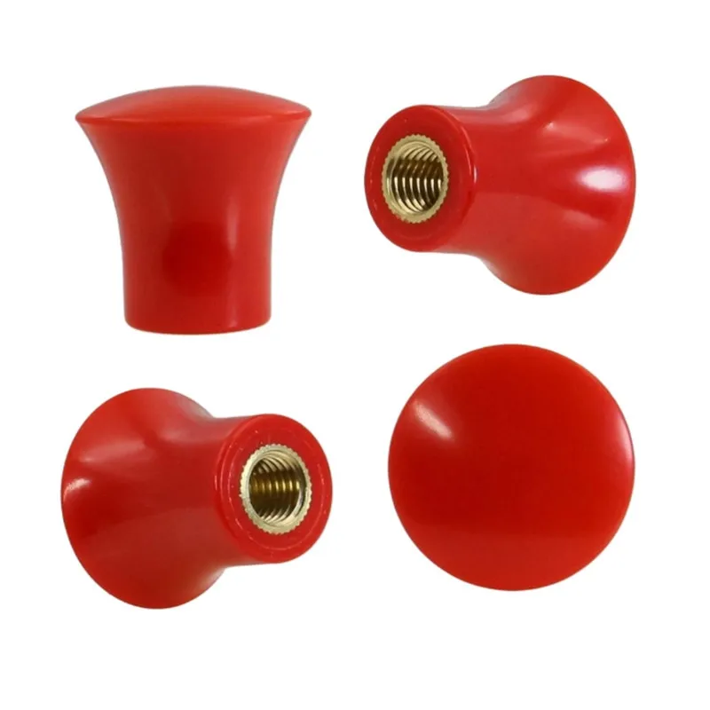 2-5pcs  M4 M5 M6 M8 M10 M12 Mushroom Head Handle Bakelite Round Knob Pull Handle Cover with Nut