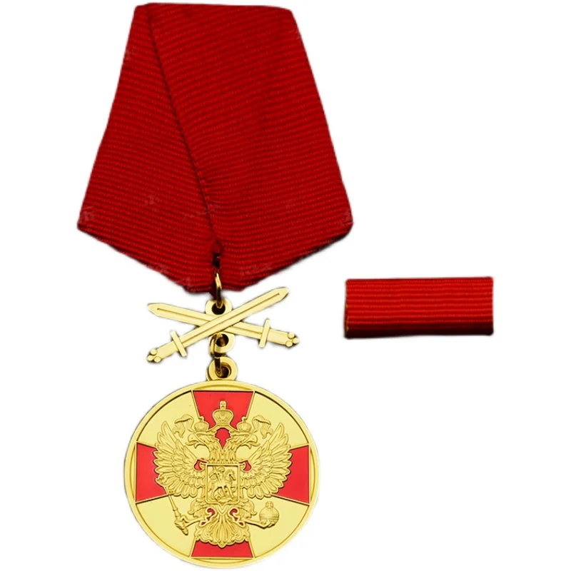 Eastern Front replicates the Russian double-headed eagle cross the Order of Merit for the Fatherland Merit commemorative Medal