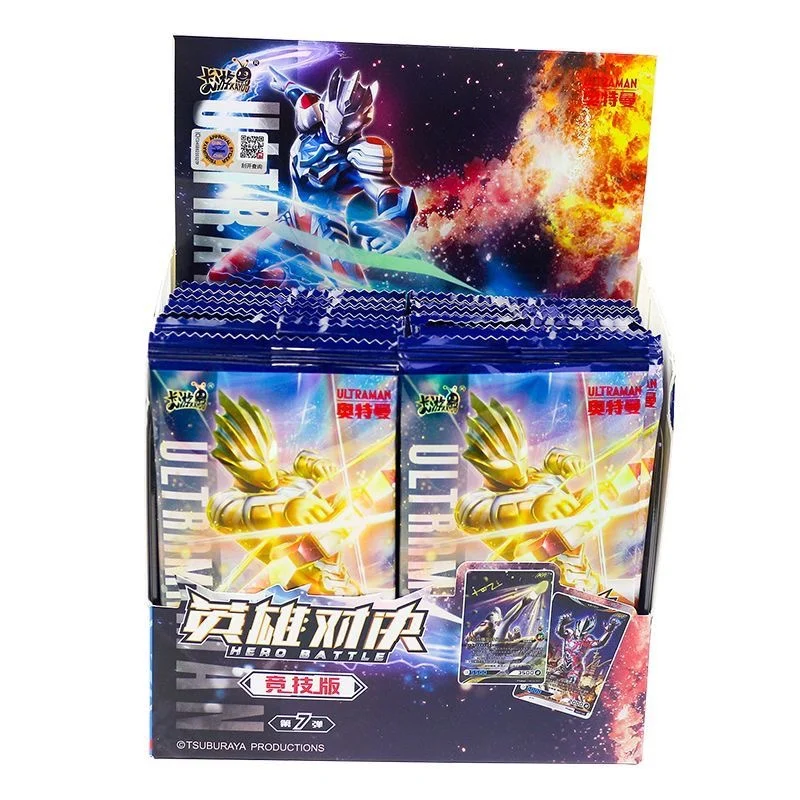 KAYOU Ultraman Card Hero duel Competitive Edition 7th wave Collection Rare Battle Cards Box Cards Game Cards Gifts for Child Toy