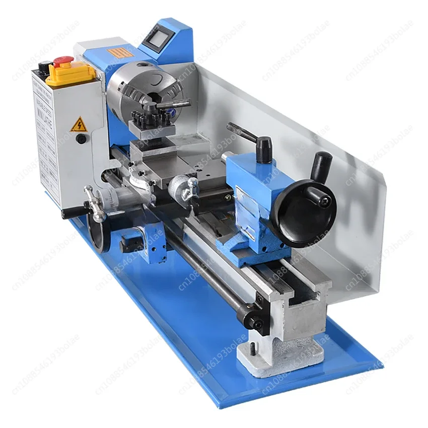 New 0618 110V/220V Mini Lathe Machine Benchtop Metal  Tool Household DIY Small Stainless Steel  Processing