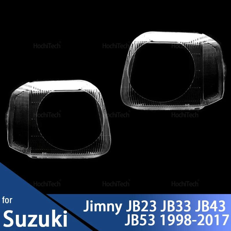 Anti-Yellowing Headlight Cover for Suzuki Jimny JB23 JB33 JB43 JB53 1998-2017 Transparent PC Material Headlamp Lens Glass Shell