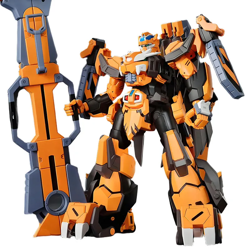 Bandai Original MODEL KIT GUNDAM HG WEIßRITTER&GUNLEON Anime Action Figure Assembly Model Toys  Model Gifts for Boys