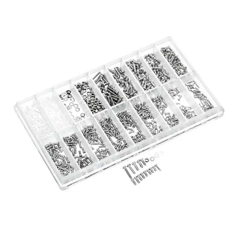 

1000Pcs Tiny Eyeglass Sun Glasses Spectacles Screw Assortment Repair Tool Kit