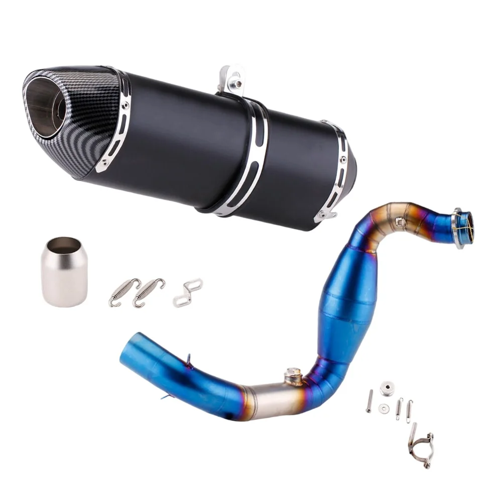 العادم منتصف وصلة الأنابيب الخمار نصائح 420 مللي متر نظام لسيارات BMW G310R G310GS 2016-2023 أنظمة العادم أنابيب العادم #6