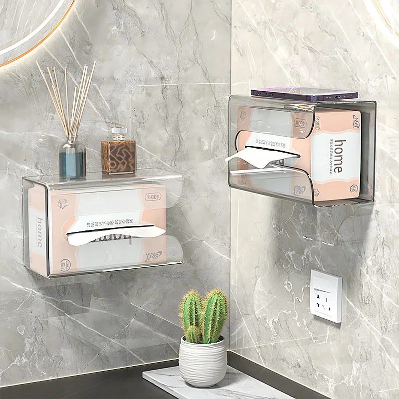 

Kong Dressing Table Drawer Box Toilet Wall Mounted Free Of Charge Tissue Box Multi Functional Face Towel Paper Storage Box