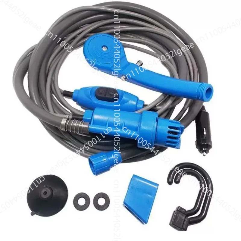 12V Portable Car Shower  Camping Travel Shower Cleaning Tool Car Washer Car Washing with Cigarette Lighter