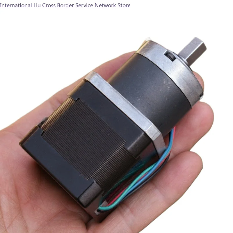 Two-phase four-wire 42-step motor, small planetary reduction, all-metal gear, reduction ratio 1:27