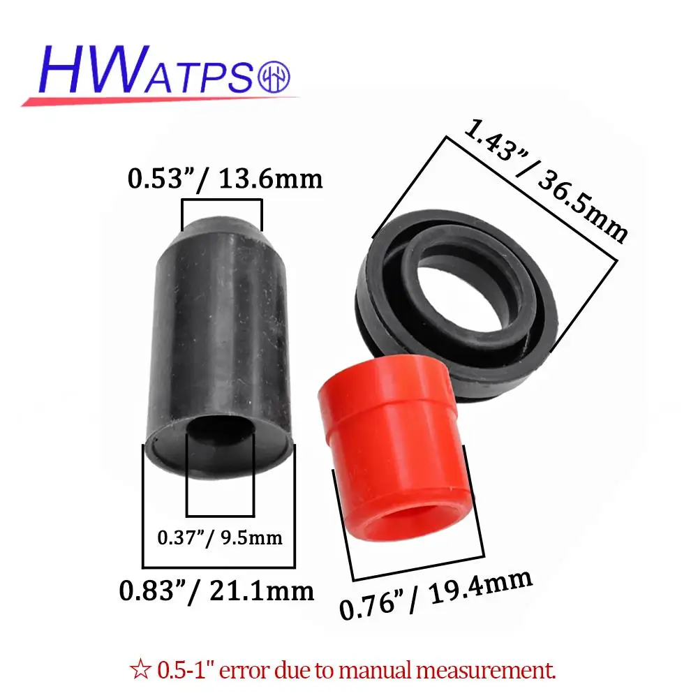 For Honda Civic Fit City Jazz Airwave L12A2 L13A1 L13A7 LDA1 LDA2 Ignition Coil Rubber Boots 30521-PWA-003 30520-PWC-003 5C1405