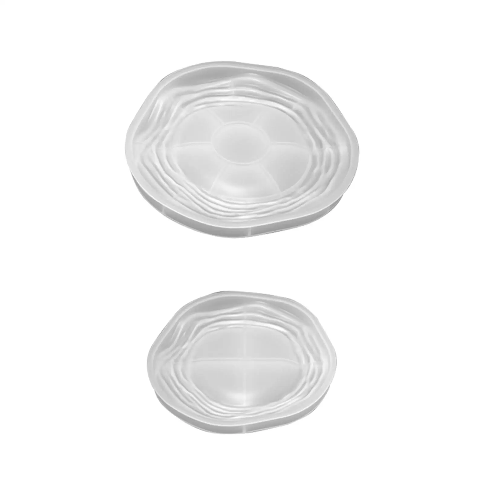 Flexible Silicone Dish Mold for Resin Casting Jewelry Storage Tray Handmade Craft DIY Concrete Plaster Candle Holder Home Decor
