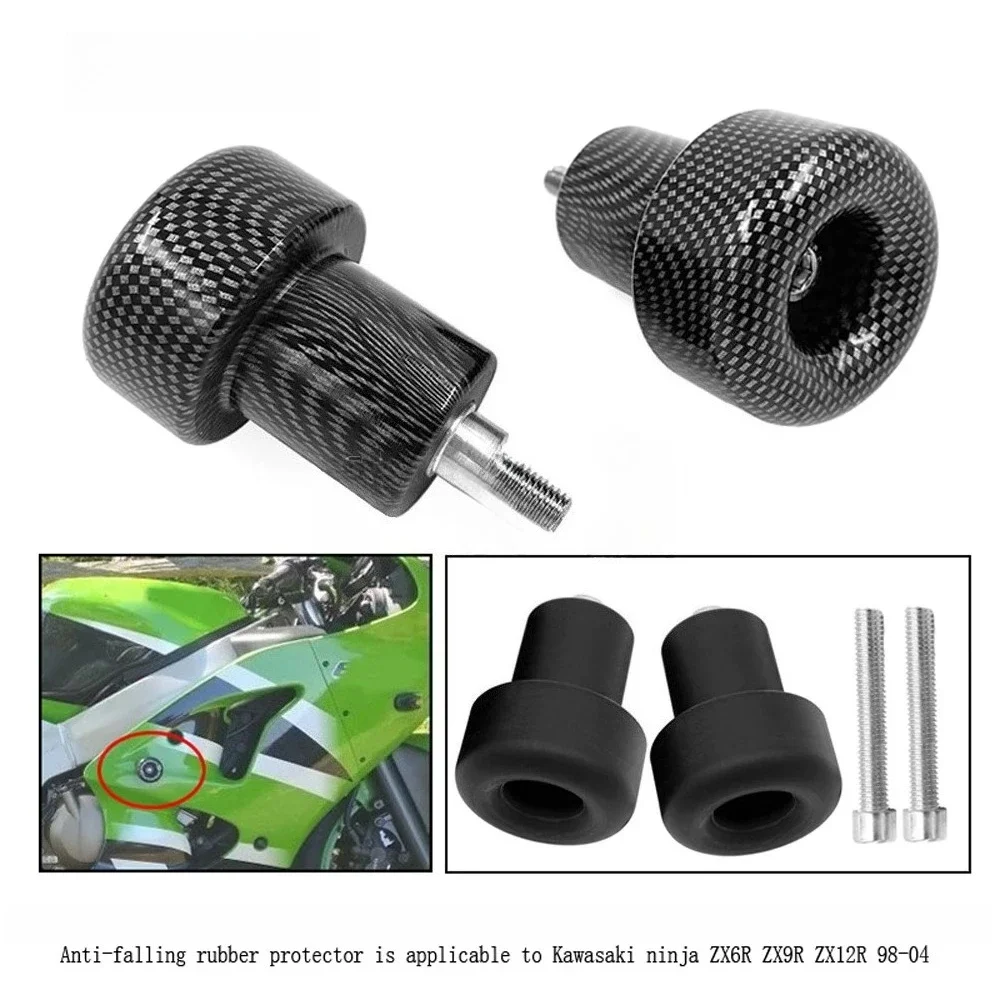 

Motorcycle frame slide anti-falling rubber protection is applicable to Kawasaki ninja ZX6R ZX9R ZX12R 98-04