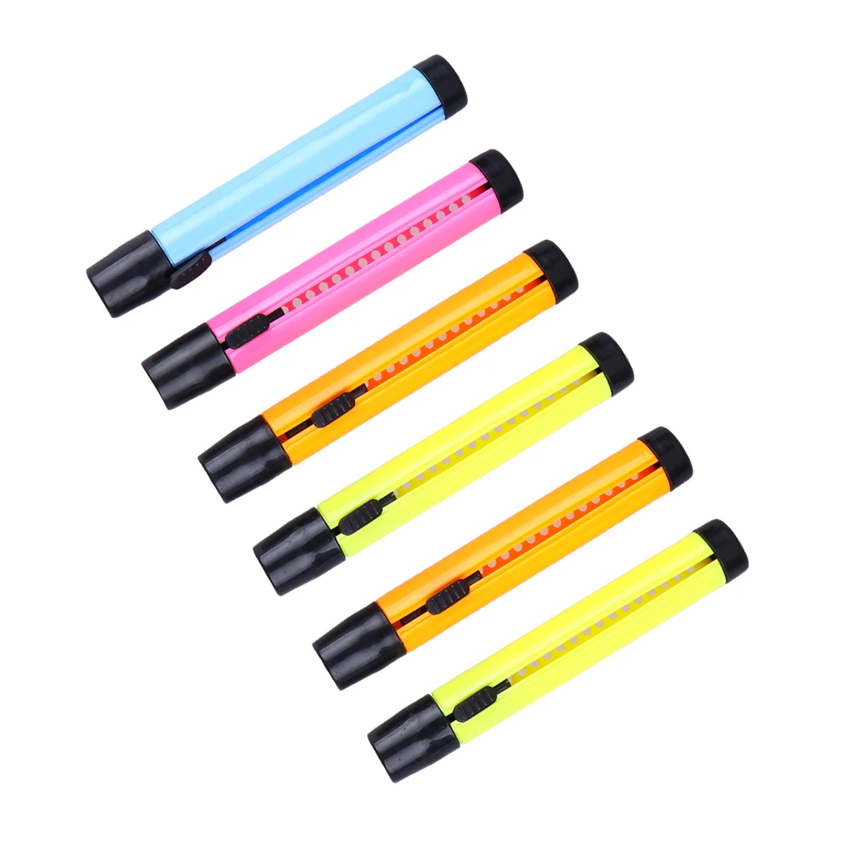 6 pezzi di supporto colorato eco-clip per insegnare il supporto per bambini clip in plastica set di stoccaggio per gesso gesso per bambini