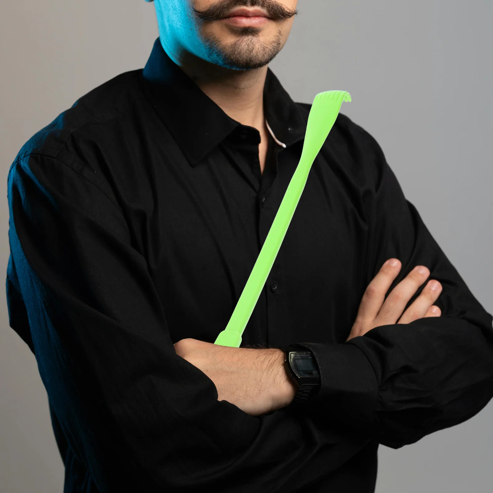 

2 шт. прочный скребок для спины из АБС-пластика с длинной ручкой, инструмент для облегчения зуда для домашнего использования, успокаивающий подарок в форме руки, скребок для спины